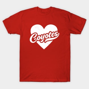 Vintage Coyotes School Spirit // High School Football Mascot // Go Coyotes T-Shirt